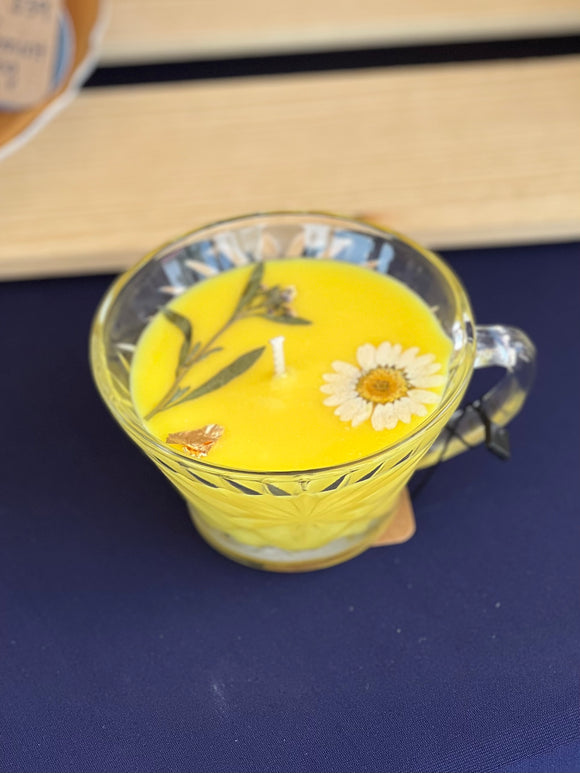 Lemon Daisy Tea Cup Set