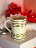 Ivory Holly Mug Candle