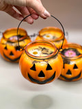 Pumpkin Cauldron Candle