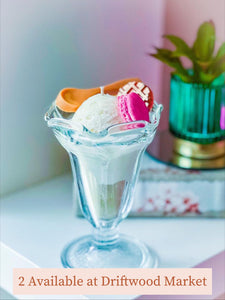 Retro Ice Cream Candle