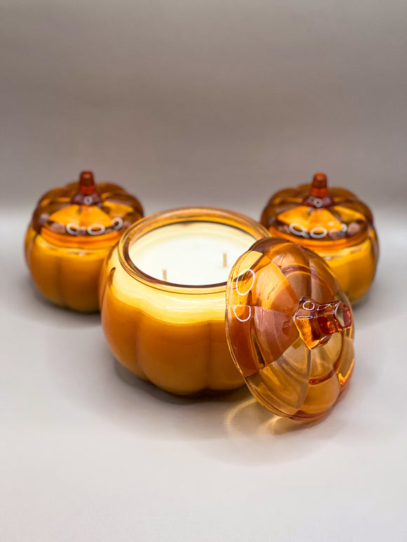 Large Pumpkin Soufflé Candle