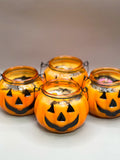 Pumpkin Cauldron Candle