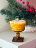 Amber Christmas Cookie Candle