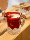 1905 Cut Glass Ruby Creamer Cup