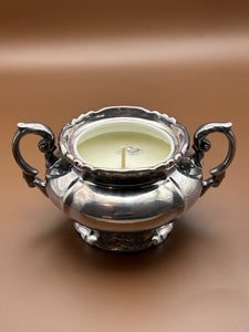 Silver Cauldron Candle