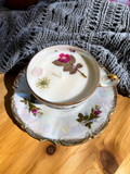 Rose Petal Tea Cup Candle